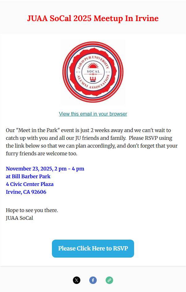 2025 JUAA-SoCal Meet in the Irvine Bill Barber Park